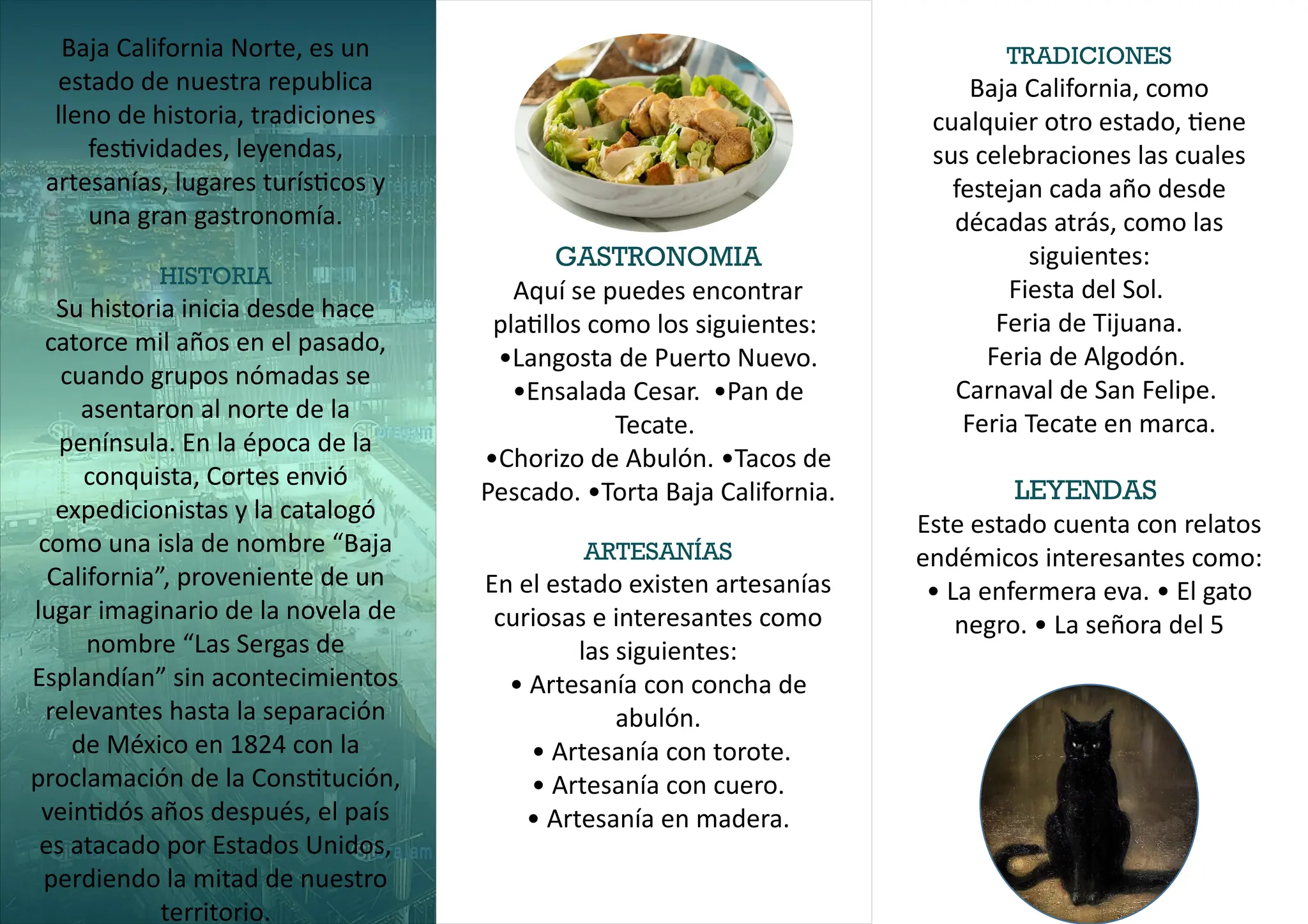 FOLLETO SOBRE ALGUNOS ELEMENTOS DE BAJA CALIFORNIA | PPTX