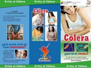 Triptico colera