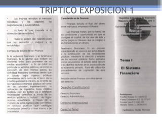 TRIPTICO EXPOSICION 1

 