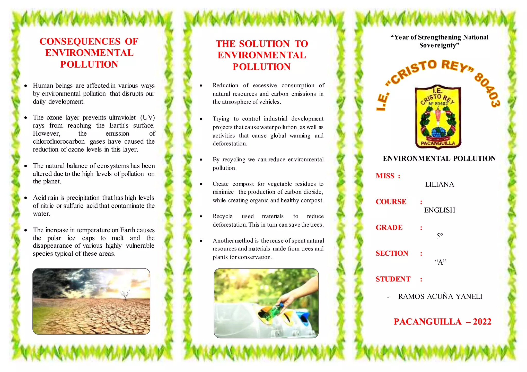 Informacion Sobre La Contaminacion En Ingles www.slideshare.net