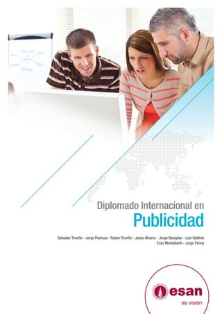 Tríptico Diplomado Internacional en Publicidad