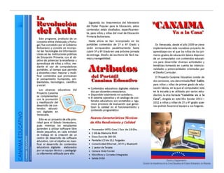 Tripticos informativos canaima