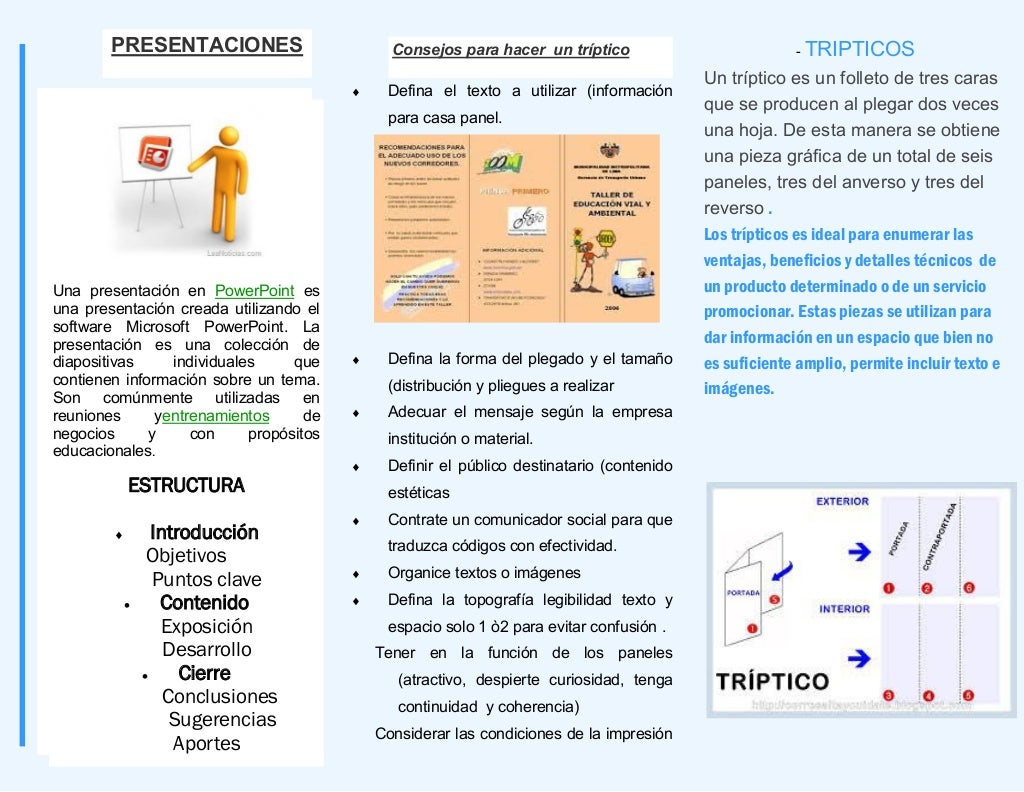 tripticos y presentaciones 5 tripticos y presentaciones 5