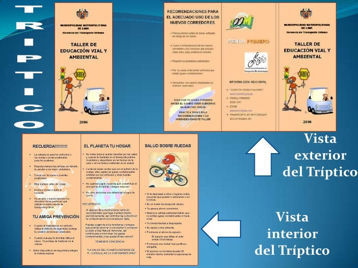 Como se hace un triptico