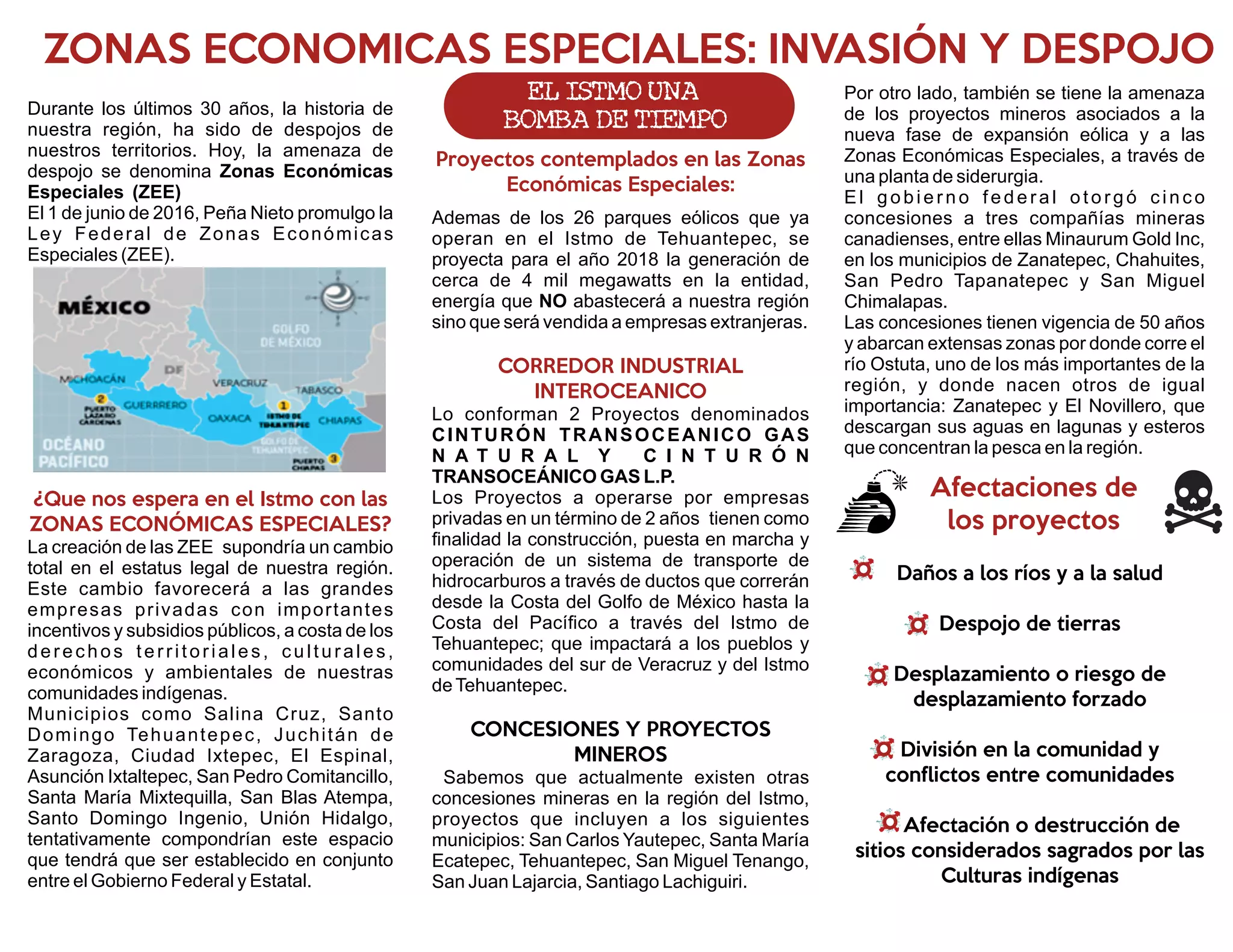 TRIPTICO ZONAS ECONOMICAS ESPECIALES VERSION PARA IMPRIMIR | PDF