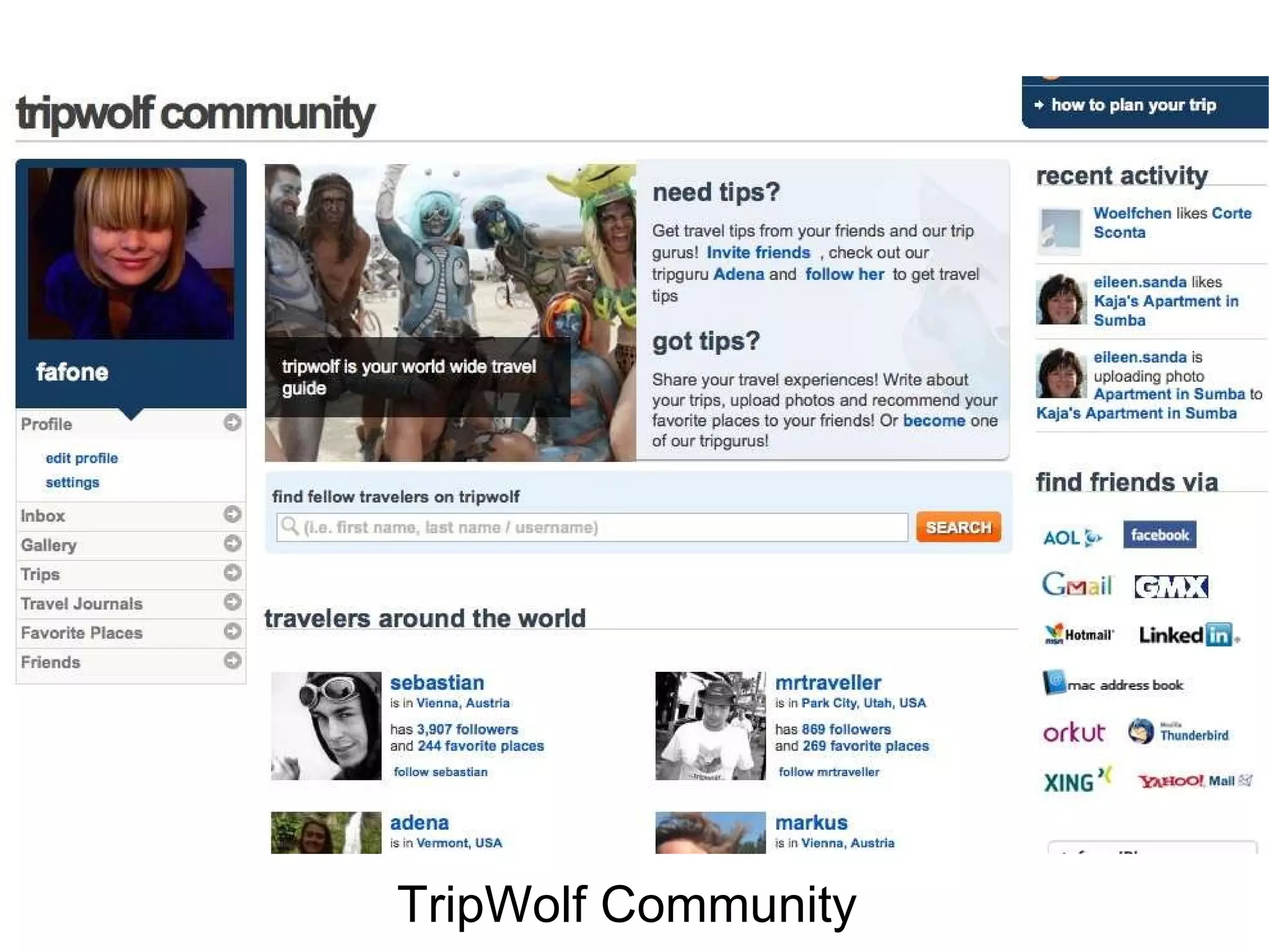 TripWolf Community  
