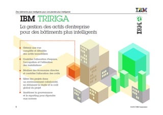 Des bâtiments plus intelligents pour une planète plus intelligente




5                                                                    © 2012 IBM Corporation
 