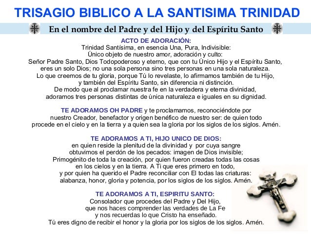 Trisagio Biblico Referencias Sagrada Biblia