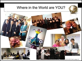 Copyright © 2014-2015 Owl’s Ledge LLC
Where in the World are YOU?
 