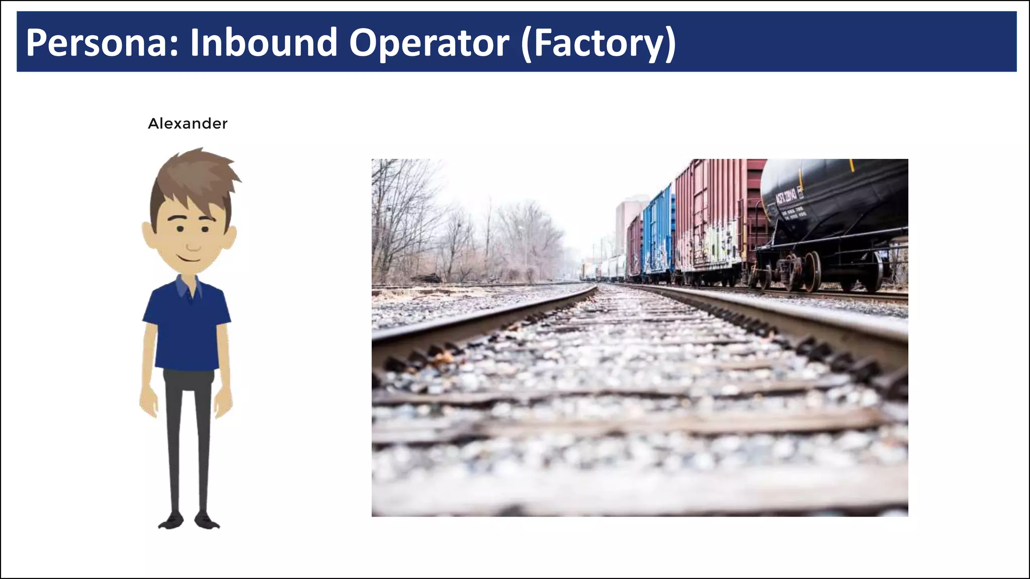 Persona: Inbound Operator (Factory)
Alexander
 