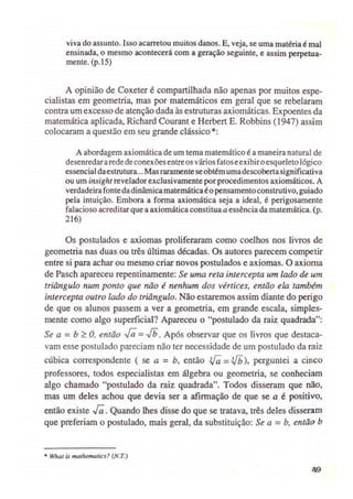 Trissecação do aângulo e tecnicas da geometria