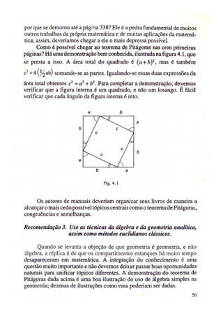 Trissecação do aângulo e tecnicas da geometria