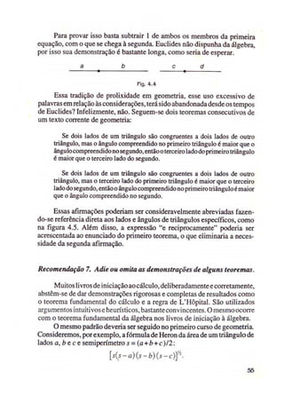 Trissecação do aângulo e tecnicas da geometria