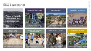 7
Tristar
Gold
|
TSXV:
TSG
|
OTCQX:
TSGZF
Involved and Invested
BOARD OF DIRECTORS
Our closest community
ESPERANÇA IV
Currently being rebuilt
ESPERANÇA IV SCHOOL
Important to all of us
LOCAL FLORA & FAUNA
Our neighbors are always welcome
A VISIT FROM
LOCAL CYCLISTS
They are the future of the region
EDUCATING THE NEXT
GENERATION
Keeping people and nature healthy
DELIVERING PLANTS
ESG Leadership
Focus on health,
education, and
environment
 