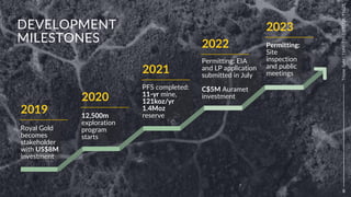 8
Tristar
Gold
|
TSXV:
TSG
|
OTCQX:
TSGZF
Royal Gold
becomes
stakeholder
with US$8M
investment
12,500m
exploration
program
starts
PFS completed:
11-yr mine,
121koz/yr
1.4Moz
reserve
Permitting: EIA
and LP application
submitted in July
C$5M Auramet
investment
Permitting:
Site
inspection
and public
meetings
DEVELOPMENT
MILESTONES
2019
2020
2021
2022
2023
8
Tristar
Gold
|
TSXV:
TSG
|
OTCQX:
TSGZF
 
