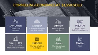 7
Tristar
Gold
|
TSXV:
TSG
|
OTCQX:
TSGZF
33%
Pre-Tax
28%
Post-Tax
1.4M Ounces
Current Gold
reserves
121koz/yr
LOM annual production
over 11-yr mine life
146koz/yr
Esperança South,
year 1-6
US$261M
Initial capital
Incl. 20% contingency
US$ 321M
After-tax NPV5% at
$1,550 gold
$900/oz
AISC
<3 years
After-tax payback
period
Internal rates of return
COMPELLING ECONOMICS AT $1,550 GOLD
Tristar
Gold
|
TSXV:
TSG
|
OTCQX:
TSGZF
 