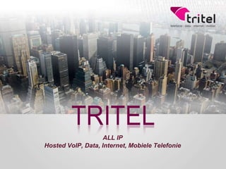 ALL IP
Hosted VoIP, Data, Internet, Mobiele Telefonie
 