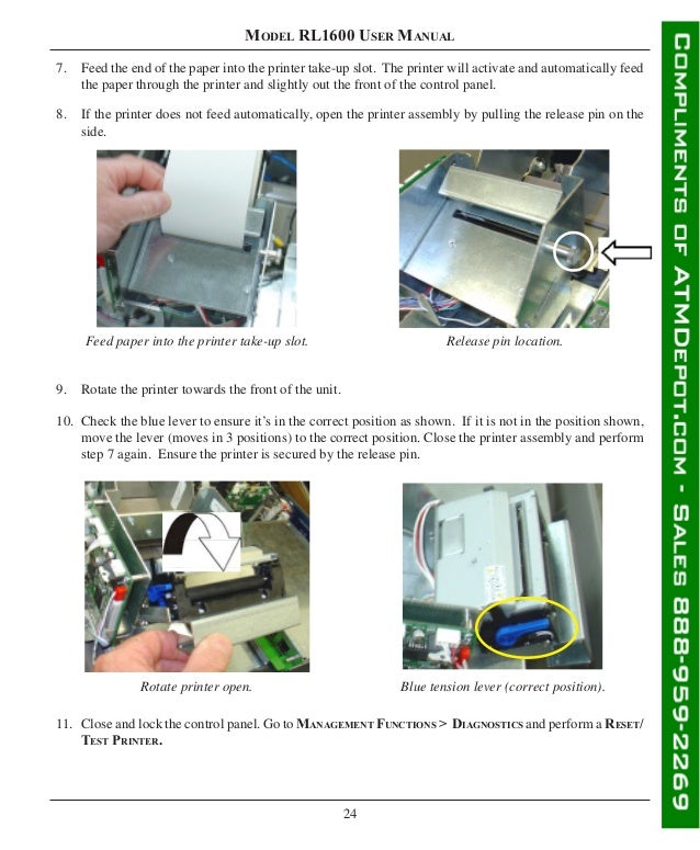 Triton Rl1600 Atm Owners Manual