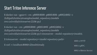 Triton As NLP Model Inference Back-end | PDF