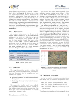 Triton UAS Technical Design Paper 2020-2021 | PDF