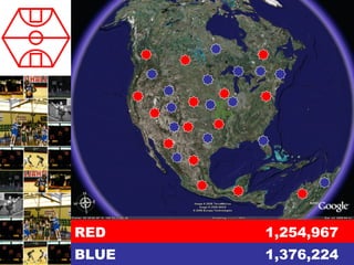 RED 1,254,967 BLUE 1,376,224 