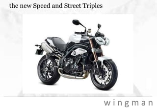 the new Speed and Street Triples