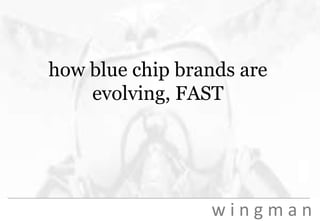 how blue chip brands are evolving, FAST