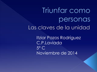 Itziar Pazos Rodríguez 
C.P.Laviada 
5º C 
Noviembre de 2014 
 