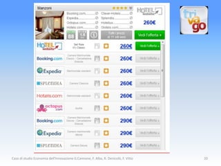 Caso di studio Economia dell'Innovazione G.Cannone, F. Alba, R. Denicolò, F. Vitto   20
 