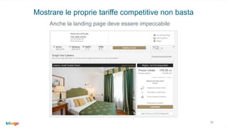 39
Mostrare le proprie tariffe competitive non basta
Anche la landing page deve essere impeccabile
v
 