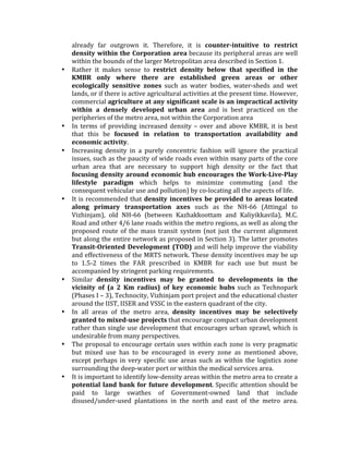 Trivandrum Develop Chart Trivandrum Master Plan Inputs - Final | PDF