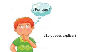 ¿Por qué?
¿Lo puedes explicar?
 