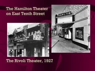 The Hamilton Theater  on East Tenth Street The Rivoli Theater, 1927 