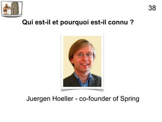 38

Qui est-il et pourquoi est-il connu ?




 Juergen Hoeller - co-founder of Spring
 