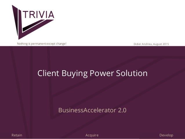 Trivia Marketing Solutions Services V14 Uk