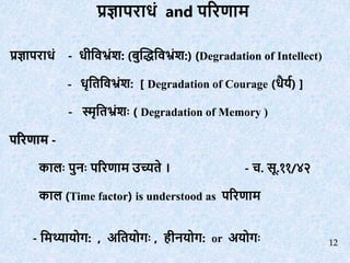 Trividha hetu in roga utpatti | PPT