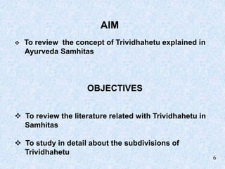 Trividha hetu in roga utpatti | PPT
