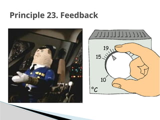 Principle 23. Feedback
 