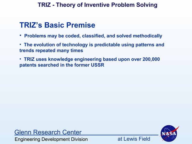 TRIZ theory of inventive problem solving | PPT