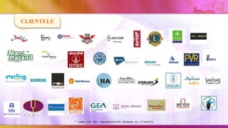 CLIENTELE




            * Logos are for representation purpose as clientele
 