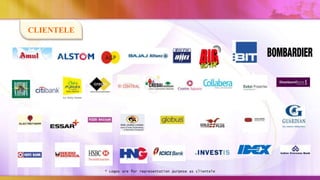 CLIENTELE




            * Logos are for representation purpose as clientele
 