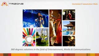 360 degrees solutions in the field of Entertainment, Media & Communications
 