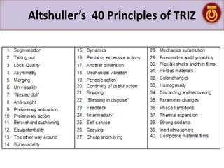 Triz- Presentation | PPTX