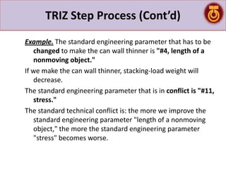 Triz- Presentation Slide 13