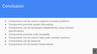 Component based design | PDF
