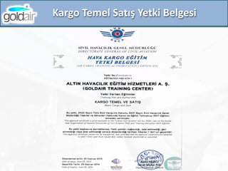 Kargo Temel Satış Yetki Belgesi
 