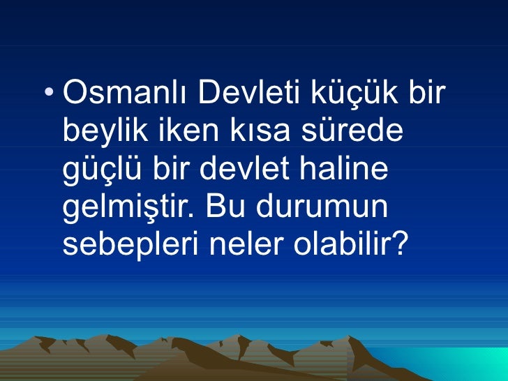 Turkiye Selcuklu Ve Osmanli