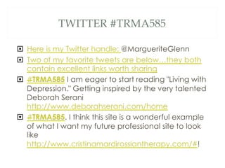 TWITTER #TRMA585
 