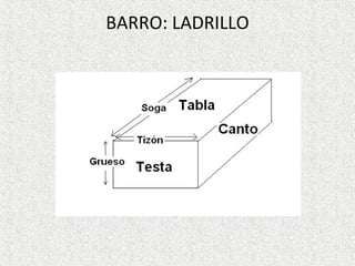 BARRO: LADRILLO
 