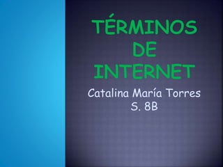 Catalina María Torres
S. 8B

 